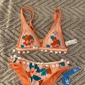 Cupshe Pink Floral Suit